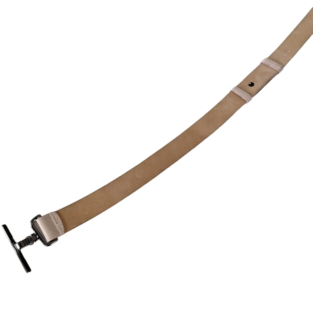 Carlisle Light Pink Leather Belt Size Medium
